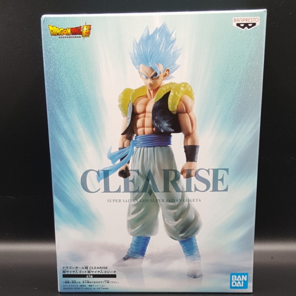 FIRM PRICE-Dragon Ball Super SSGSS Gogeta Figure Clearise Banpresto.